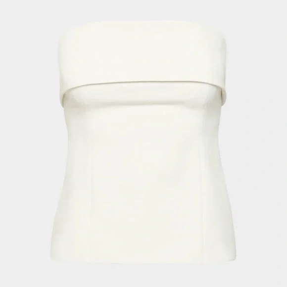 NEW Aritzia Element Tube Top - (Re)ssential - Light Birch strapless shirt 8 - Picture 10 of 17